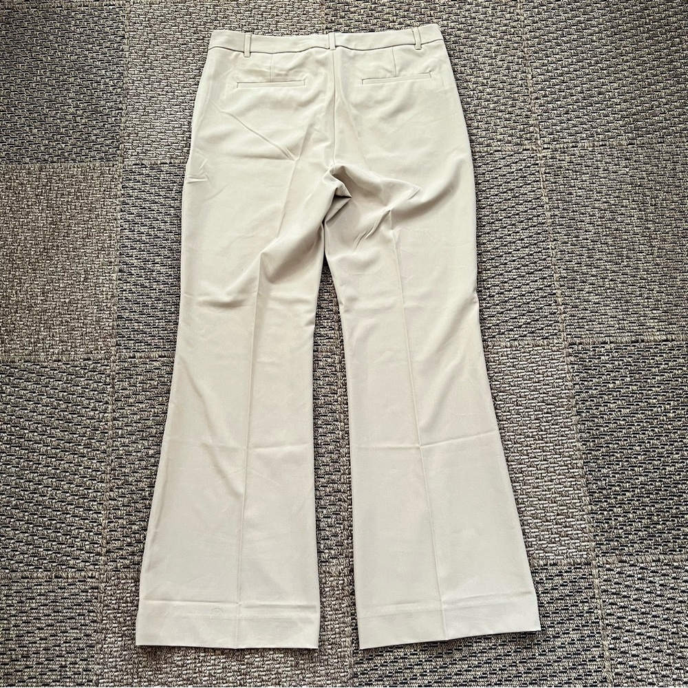 Banana Republic Sculpted Stretch Bootcut Pants Tan Size 14 - Picture 2 of 4